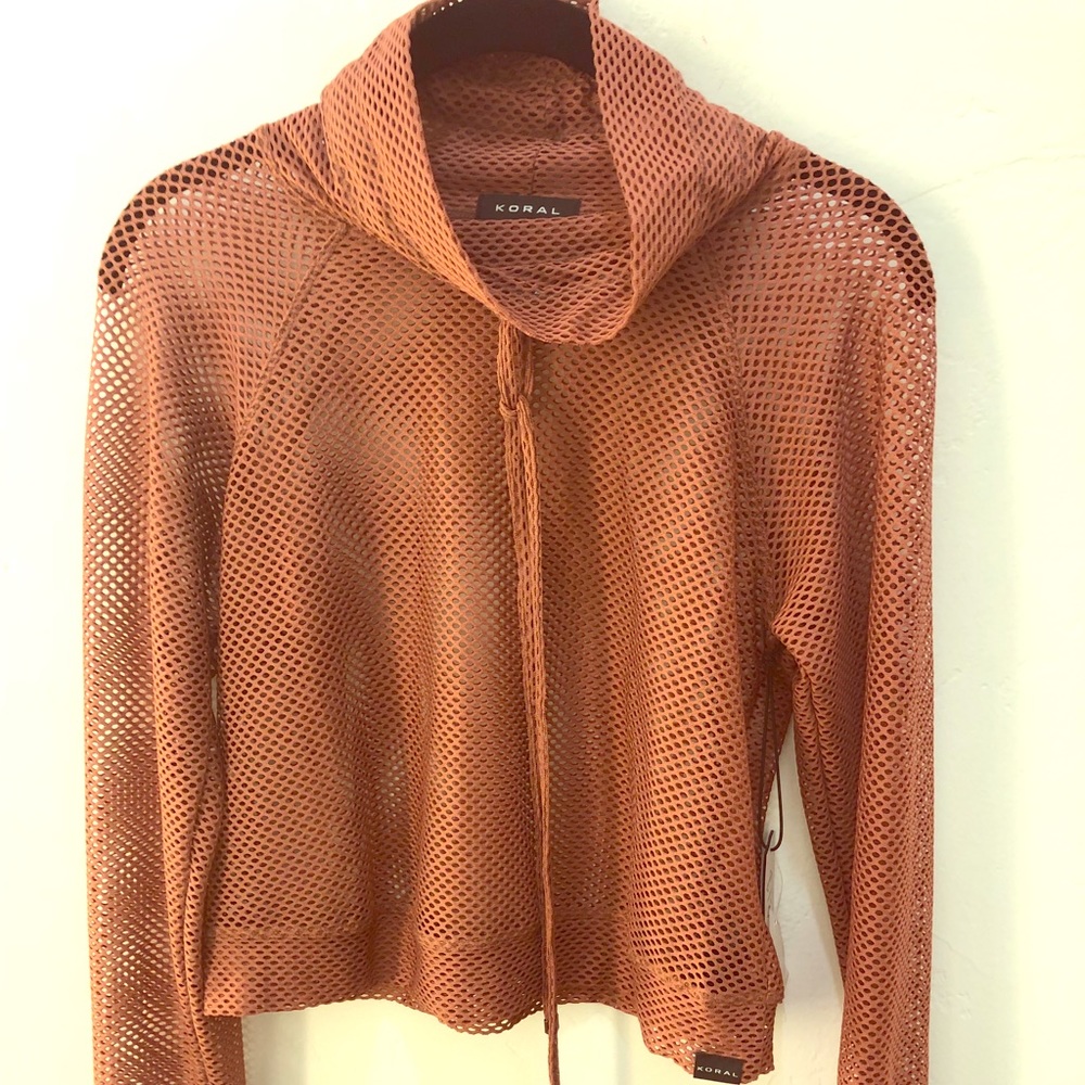 KORAL MESH TOP NEW WITH TAGS SIZE SMALL ACTIVEWEAR